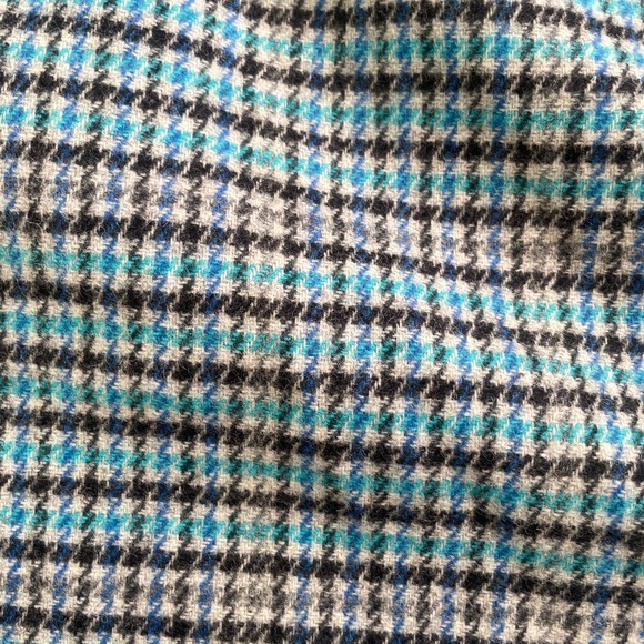 Talbots Petites blue houndstooth skirt with pockets - Picture 10 of 10